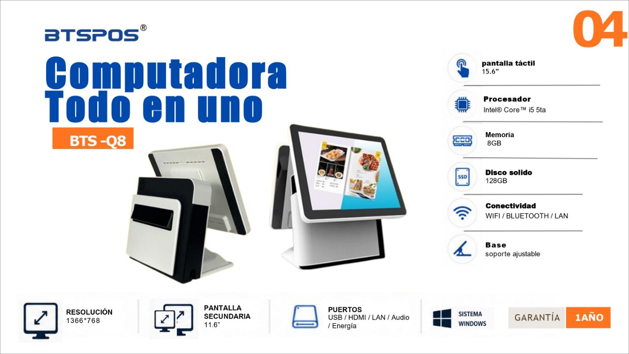 Computadora Todo en Uno BTS-Q8