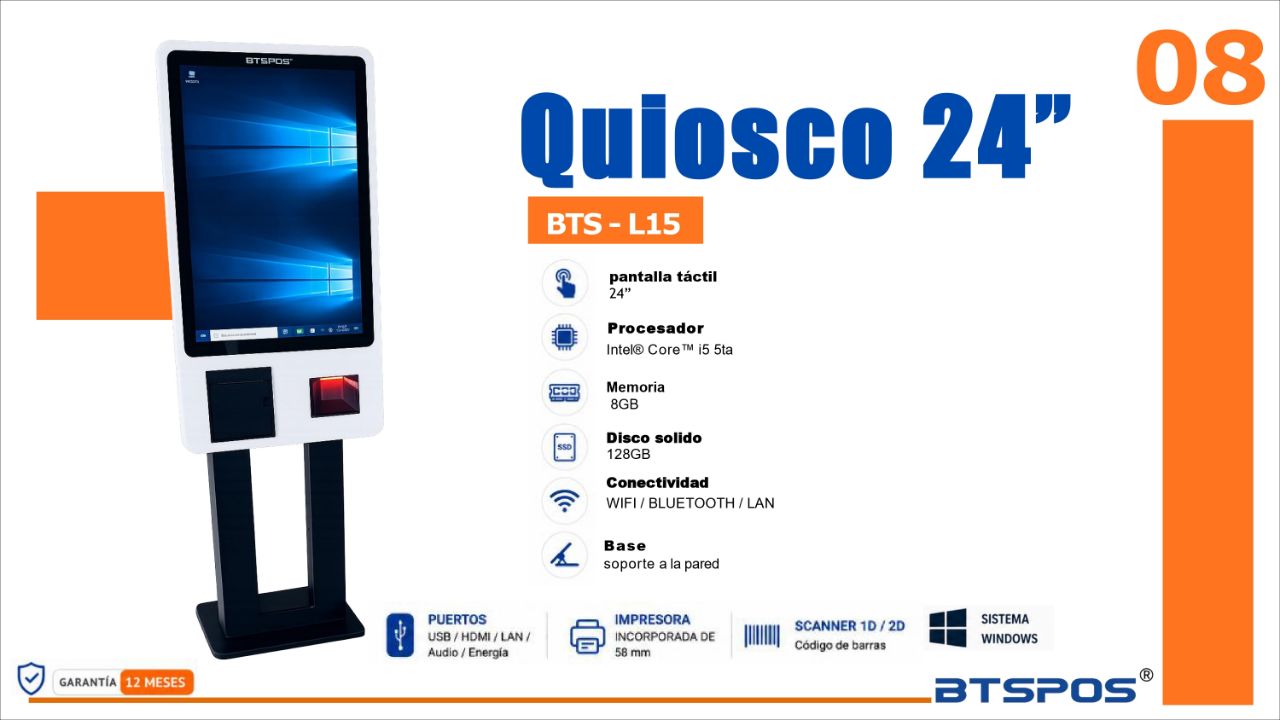 Quiosco Auto-Servicio 24" BTS-L15 (Windows)