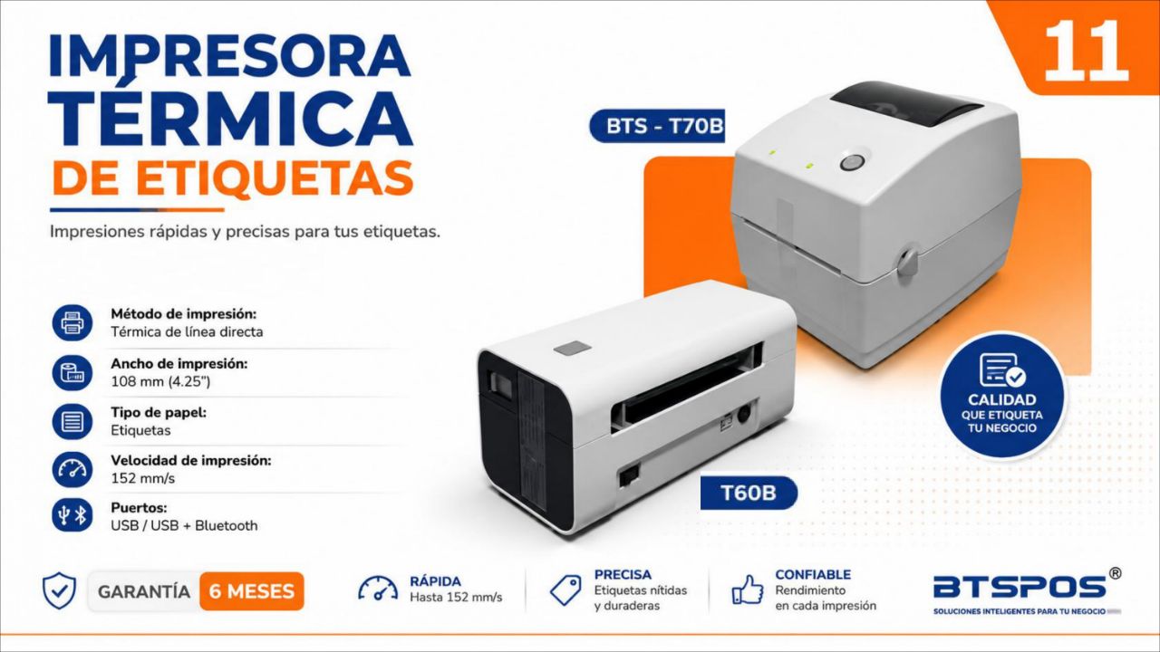 Impresora de Etiquetas BTS-T60B