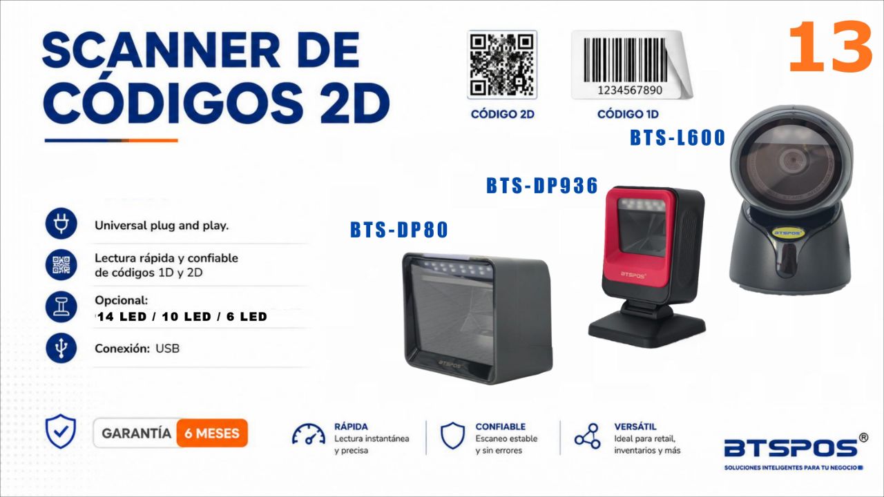 Scanner Escritorio BTS-DP80